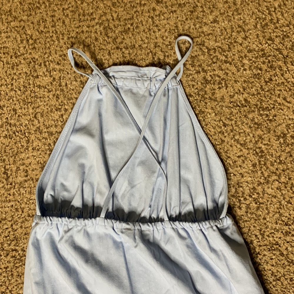 Sunday Up Maxi Dress Baby Blue - Picture 5 of 5